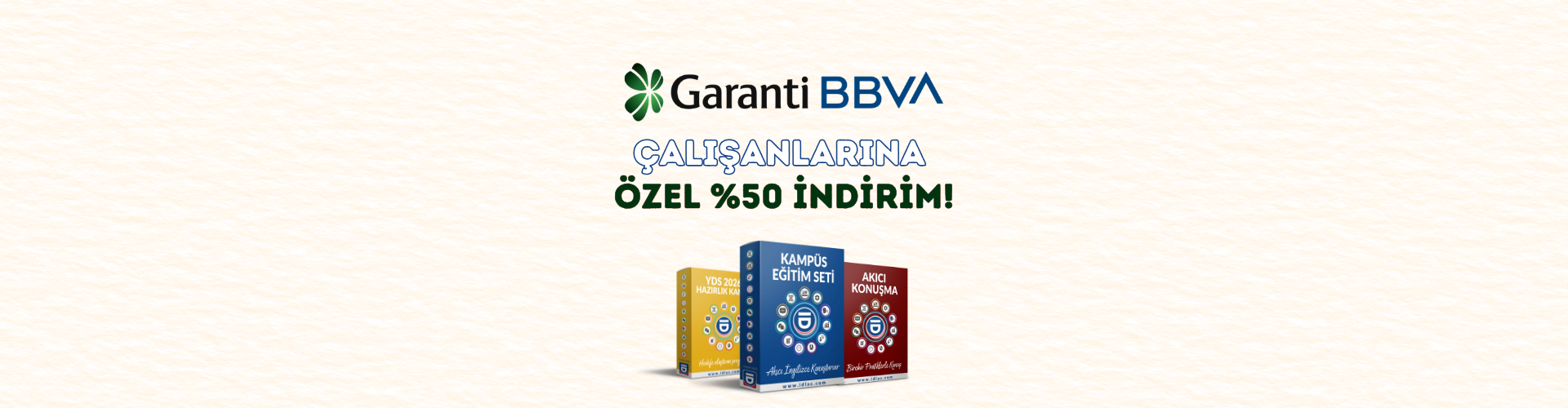 Garanti BBVA çalışanlarına Academy’de %50 indirim